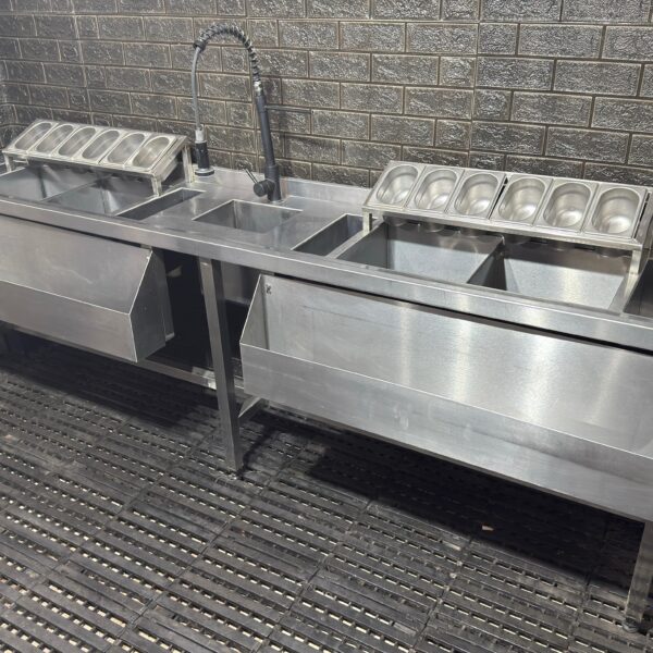 ESTACION BARTENDER ACERO INOXIDABLE