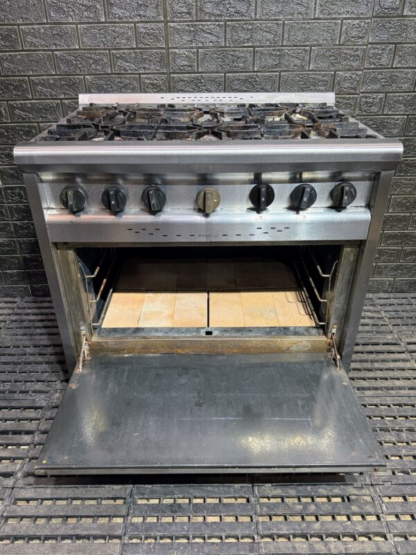 COCINA INUSTRIAL 6 HORNALLAS MORELLI - Imagen 4